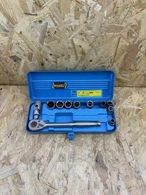 Hazet 932 Vintage 1/2'' Socket Set Metal Box Kasten German Tool Kit Old - Image 1 of 4