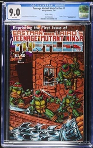 Teenage Mutant Ninja Turtles #1 4a stampa CGC 9.0 • Mirage Studios 1985 - Foto 1 di 2