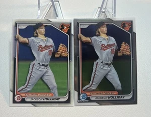 Jackson Holliday~ 2024 Bowman - 1 Chrome 1 paper Prospects #BCP-47 (RC) - Picture 1 of 2