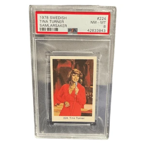 Tarjeta Samlarsaker sueca Tina Turner PSA 8 1978 #224 - Imagen 1 de 3