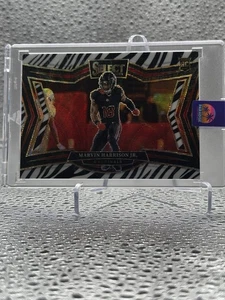 2024 Panini Select Field Level Marvin Harrison Jr. #28 Zebra Prizm (RC) - Imagen 1 de 2