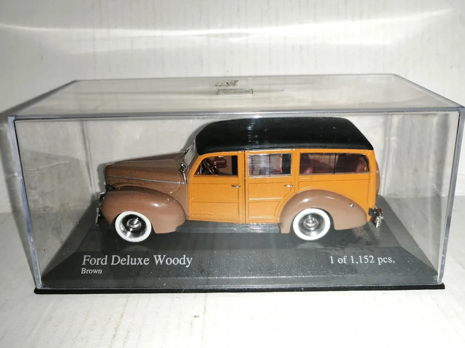 FORD DELUXE WOODY MINICHAMPS SCALA 1/43 - Immagine 1 di 1