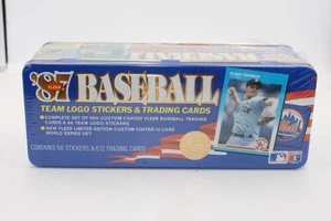 1987 Fleer Baseball Complete Tin Set Factory Sealed - Picture 1 of 8