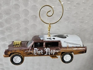 OFF ROAD HEARSE DIE CAST ORNAMENT WHITE WHEELS AND GIFT BOX - Picture 1 of 2