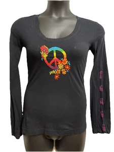 Johnny Was JWLA Peace Sign Back Top XS Small Beschreibung lesen - Bild 1 von 7