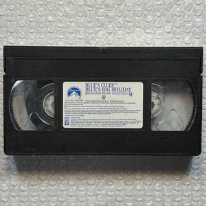 Blue's Clues Blue's Big Holiday VHS Videokassette ohne Hülle - Bild 1 von 2