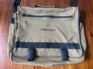 Bellsouth Phone Company Travel Messenger Carry Bag Laptop Vintage - Picture 1 of 11