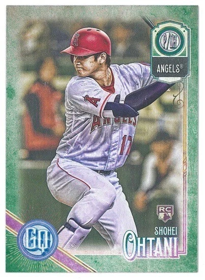 2018 Topps Gypsy Queen green retail - No. 89 Shohei Ohtani RC - Image 1 of 2