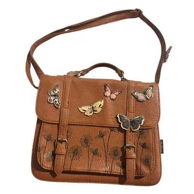 Bohemia by Disaster Designs - Umhängetasche Schmetterling braun - Modcloth - Bild 1 von 4