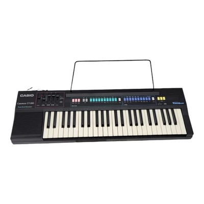 Casio Casiotone CT 380 49 tasti tastiera 210 toni audio banco soundbank PCM - Immagine 1 di 4