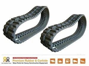 2  Rubber Track 450x86x56  fits John Deere CT 329 skid steer - Picture 1 of 2