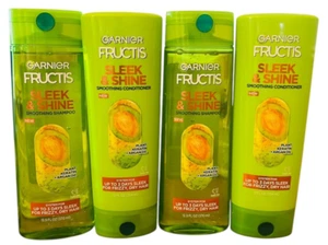 Garnier Fructis Sleek & Shine Shampoo & Conditioner 12.5/12oz (4 Pack) - Picture 1 of 2