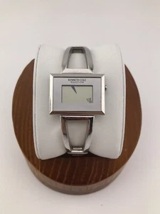 Vtg Kenneth Cole Reaction Ladies 28mm Digital Watch Silver Tone kc4548 - RUNS - Picture 1 of 17