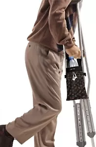 Crutch Bag Waterproof Lightweight Pouch For Underarm Crutches With 3 Pockets NEW - Picture 1 of 6