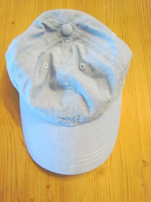 J. Женская бейсбольная кепка Crew один размер синий цвет шамбре хлопок H8226 - Изображение 1 из 4