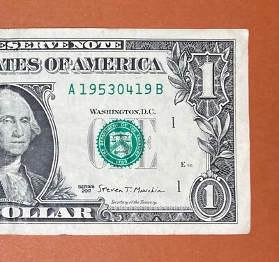 1953 April 19 (A 19530419 B) Birthday Note $1 One Dollar Bill - Image 1 of 3