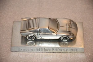 88 Lamborghini Miura P400 SV '71 Modell mit Sockel Zinndose Lim. Edi. von 1500 1:43 - Bild 1 von 7