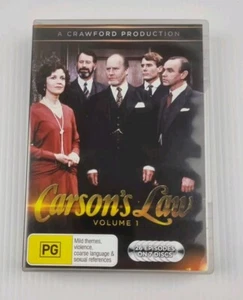 Carsons Law Volume 1 DVD Set Region 0 ALL Worldwide Crawford 7 Disc 26 Episodes - Picture 1 of 5
