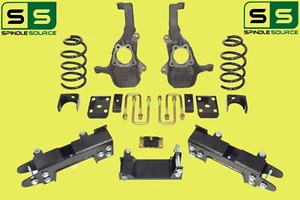 4"/7" DROP SPINDLE DROP COILS FLIP KIT C-NOTCH FOR 19-22 Chevy/GMC 1500 V8 4"/7" - Picture 1 of 1