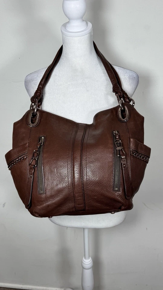 makowsky Women’s Brown Color Leather Handbag  - Image 1 of 4