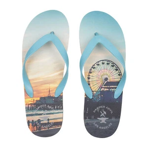 Hammer Anvil Mens Flip Flops Casual Thong Summer Sandals Comfortable Beach Shoes - Picture 1 of 55