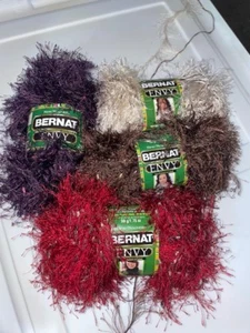 Bernat novelty yarn - ENVY - fun fur ladder 50g 1.75oz 37m 41yd - Picture 1 of 27