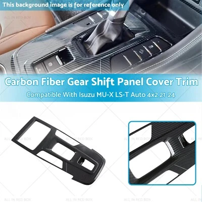 Carbon Fiber Gear Shift Panel Cover Trim Suitable For 21-24 Isuzu MU-X LS-T 4x2 - image 1 of 4