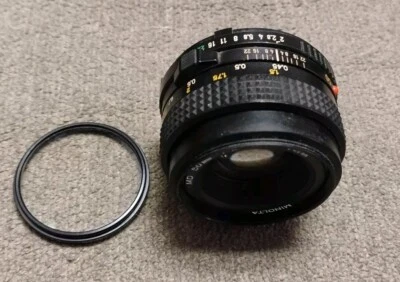 Minolta MD 50mm f2 1:2 Lens Made in Japan Camera Lens & UV Filter 49mm - Image 1 of 4