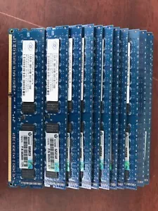 lot of 12 Nanya 4GB 2Rx8 PC3-12800U Desktop Memory RAMS NT4GC64B8HG0NF-DI - Picture 1 of 2