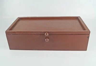 Alte Holzkiste Kiste Aufbewahrung Truhe Kasten Schatulle im Baushaus Stil - Bild 1 von 4