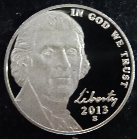 2013-S Proof Jefferson Nickel DCAM US Mint Coin 5C PR Cover