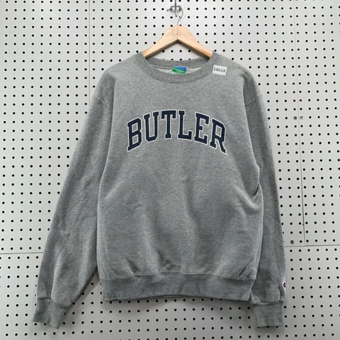 Champion Butler Bulldog University Sweatshirt Adult Gray Pullover Medium Cover