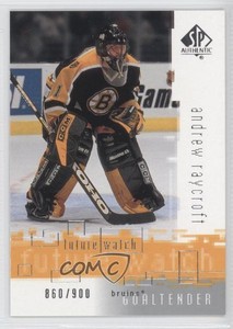 2000-01 SP Authentic /900 Andrew Raycroft #94 Rookie RC