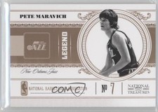 2010-11 Playoff National Treasures /99 Pete Maravich #110 HOF