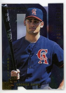 1997 Donruss George Arias #127 Gold Press Proof Die Cut /500 Angels