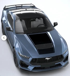 Ford Mustang Bonnet Stripes Graphics Any Year Any Model Decals - Picture 1 of 2