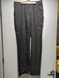 Ralph Lauren Black Label Men’s Pants, 32 X 34, Linen+Wool Black Pinstripe - Picture 1 of 4
