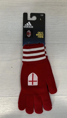 4700/219 adidas AC Milan Glove Winter Gloves Unisex Football Serie A Running Cover