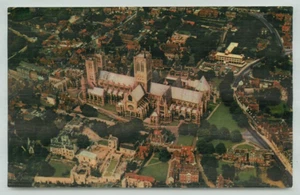 POSTCARD Lincoln Cathedral ariel view - Picture 1 of 2