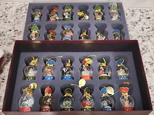 The Danbury Mint Cat Snow Globe Christmas Ornament Collection 24 in original box - Picture 1 of 11