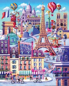 Boardwalk Paris 1000 Piece Jigsaw Puzzle - Picture 1 of 3