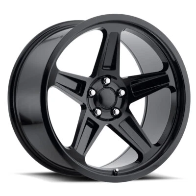 FACTORY REPRODUCTIONS FR 73 Dodge Demon 20X9.5 5X115 ET12 Gloss Black (Qty of 1) Foto 1 de 2