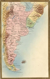 PC CPA SÜDAMERIKA, GEPRÄGTE ALTE POSTKARTE (b8092) - Bild 1 von 2