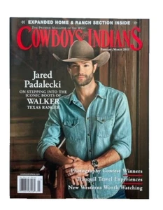Cowboys & Indians Feb/Mar 2021 Magazine Vol 29 Num 2 Jared Padalecki - Picture 1 of 1