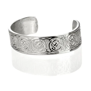 Celtic Ornaments  - Keltischer Armreif aus Schottland  - polierter Zinn (Pewter) - Bild 1 von 2