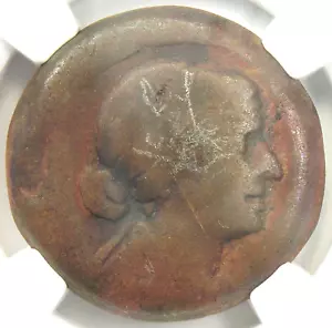 Cleopatra VII 80 Drachmae Diobol 51-30 BC Kleopatra - Certified NGC Good - Picture 1 of 4