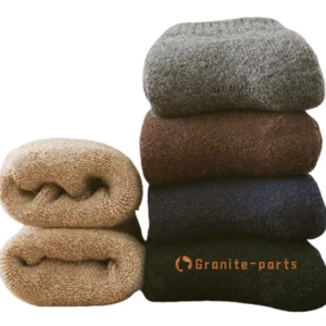 5Pack Men Merino Wool Warm Crew Cushioned Heavy Fleece Thermal Thick Boots Socks - Picture 1 of 11