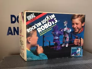Ideal Original 1987 Rock 'em Sock 'em Robots w/Original Box And Complete Look ! - Picture 1 of 12