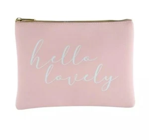 2er-Set - Rubin + Cash Glam Essentials flache Kosmetiktasche Beutel, Hello Lovely - Bild 1 von 1