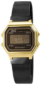 Q&Q Digitaluhr Mujer Retro Milanaisearmband Negro Análogo Acero Oro Cuarzo - Imagen 1 de 10